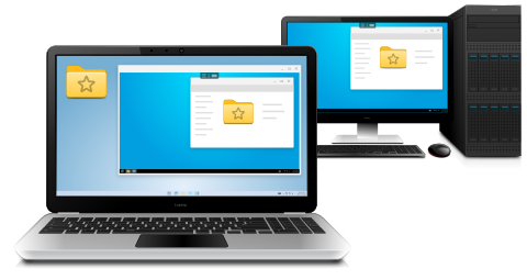 URL in Remote Desktop