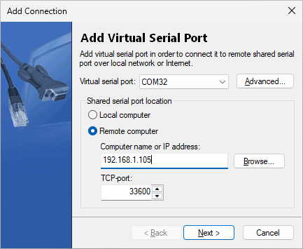 Serial Port over Network