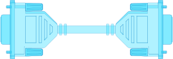 Virtual null-modem cable