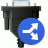 Serial Port Splitter icon, small (gif 48x48)