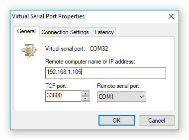 Connection Settings