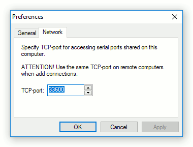 Network Preferences