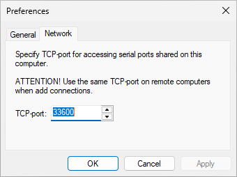 Network Preferences