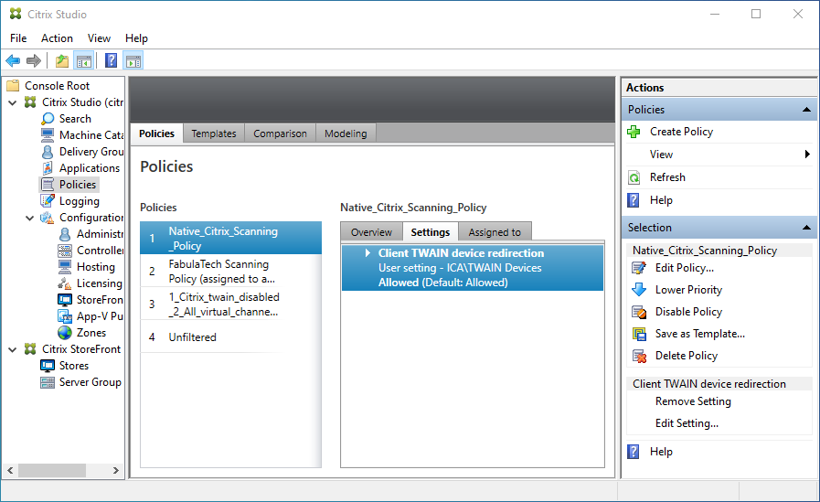 Citrix Studio