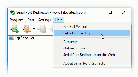 Enter License Key