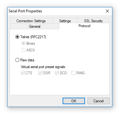 Serial Port Redirector - Protocol