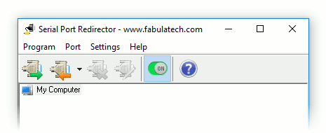 Serial Port Redirector Toolbar