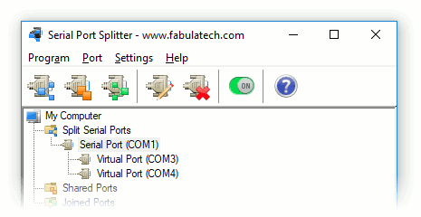 Split Serial Port