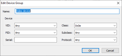 Edit Device Group