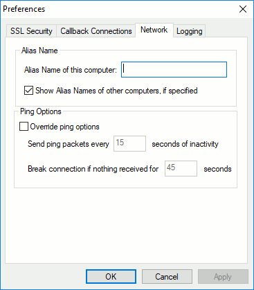 Network Settings