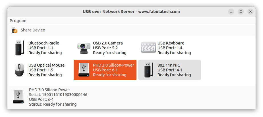 Share USB Device