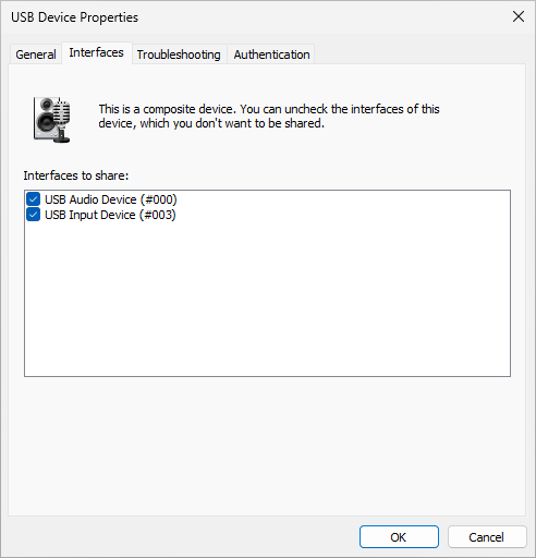 Advanced Device Sharing Options