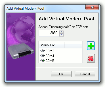 Adding Virtual Modem