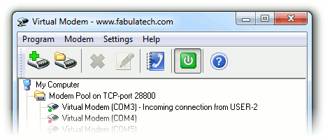 Virtual Modem