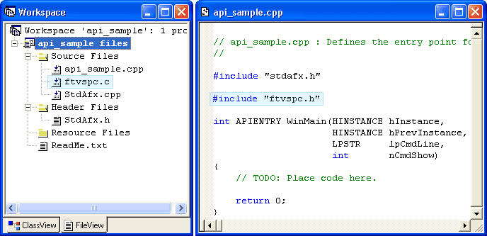 Virtual Serial Port Control SDK - Microsoft Visual Studio 6, Visual C++