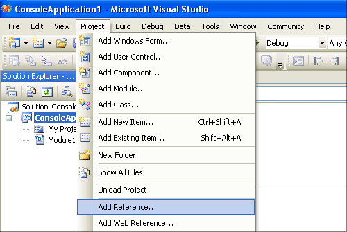 Virtual Serial Port Control Sdk Developer Api Integration Into Development Environment Net Component Integration Microsoft Visual Studio 05 Visual Basic
