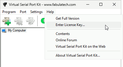 Enter License Key
